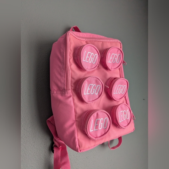LEGO Pink mini Backpack 11x12x5 - Picture 2 of 5